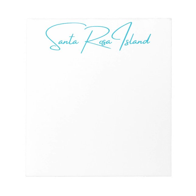 Bloc-notes de père Noël Rosa Island (Devant)