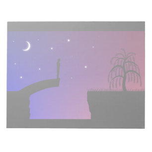 Bloc-notes de pont cassé