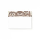 Bloc-notes de post-it de hibou