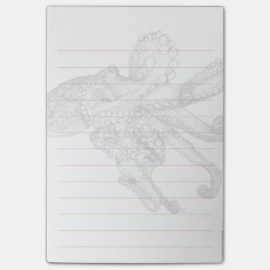 Bloc - notes de post-it de poulpe