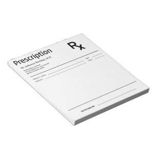 Bloc-notes de prescription médicale, Médecin chiru