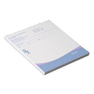 Bloc-notes de prescription médicale, Médecin écriv