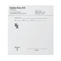 Bloc-notes de prescription personnalisé – RX de do