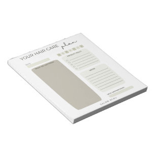 Bloc-notes de salon de beauté