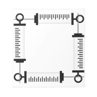 Bloc-notes de seringue