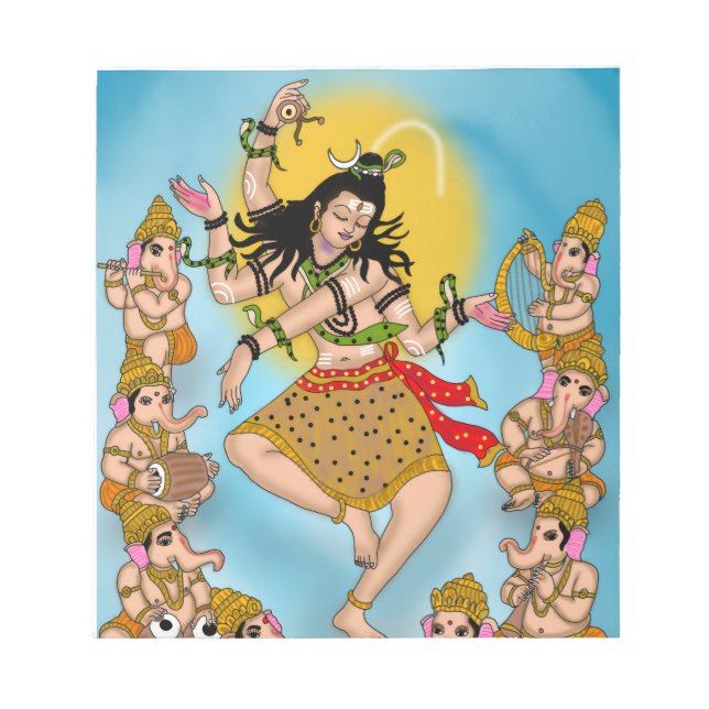 Bloc-notes de Shiva dansant (Devant)