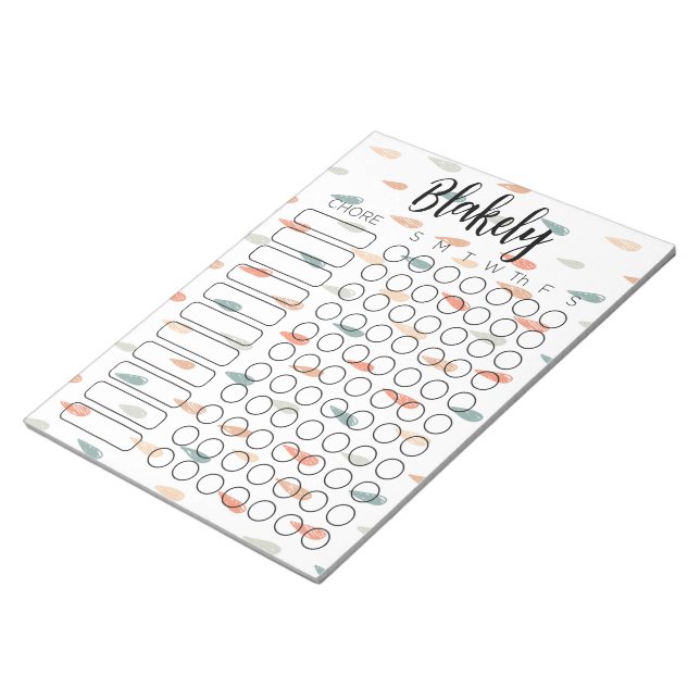 Bloc-notes de tableau de tâches (Incliné)