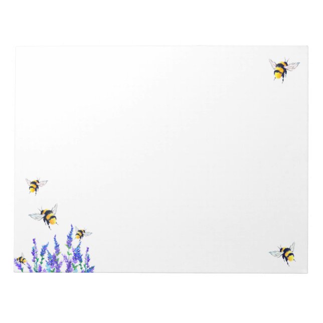 Bloc-notes des abeilles d'été (Devant)