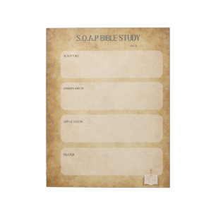 Bloc-notes d'étude biblique SOAP