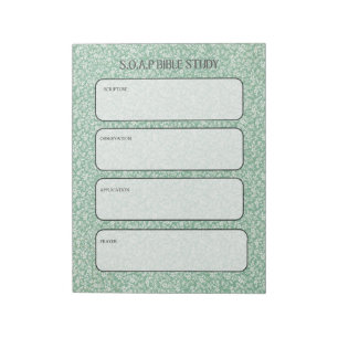 Bloc-notes d'étude biblique SOAP