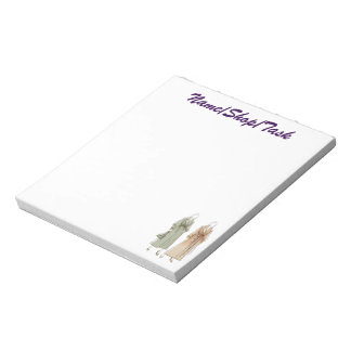 Bloc-notes d'illustration de mode chic