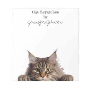 Bloc-notes drôle de chat Maine Coon