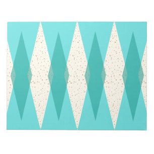 Bloc-notes du Jacquard moderne du milieu du siècl