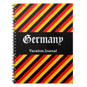 Bloc-notes du Journal des vacances en Allemagne