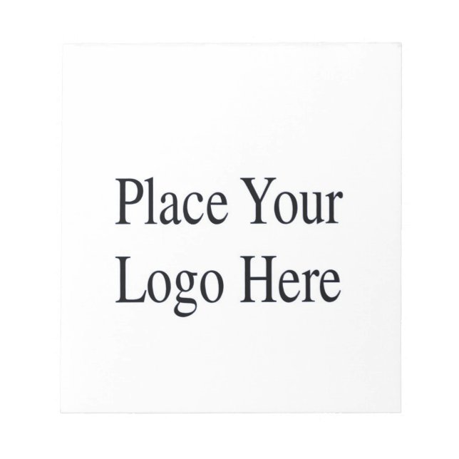 Bloc-notes du logo de l'entreprise (Devant)