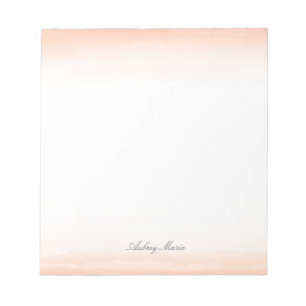 Bloc-notes en aquarelle de corail