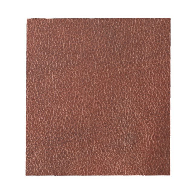 Bloc-notes en cuir 5,5 po x 6 po - 40 pages (Devant)