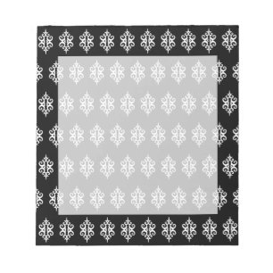 Bloc-notes en dentelle noir