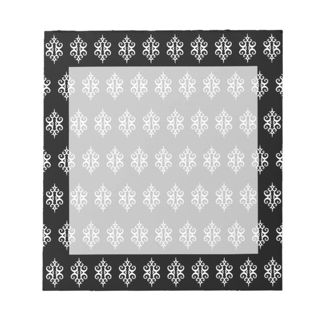 Bloc-notes en dentelle noire (Devant)