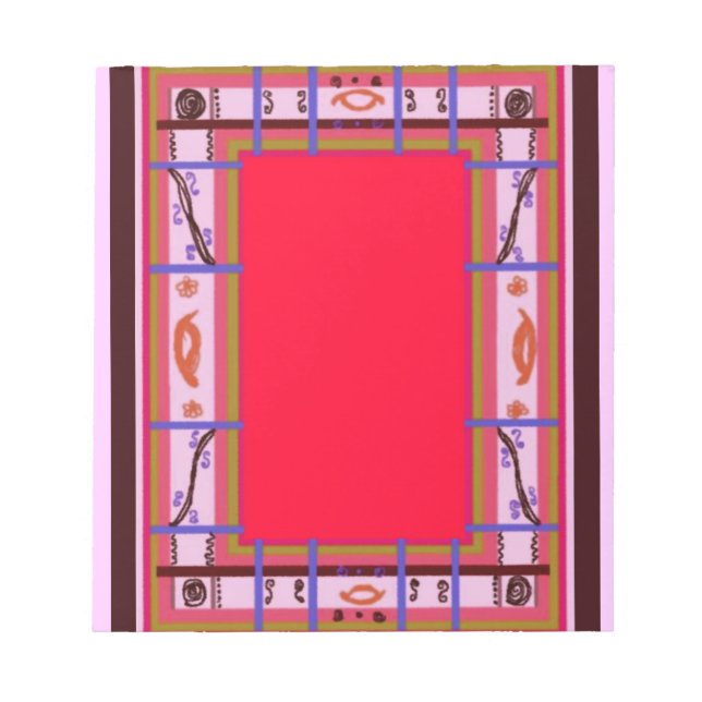 Bloc-notes en forme de courbe (Devant)