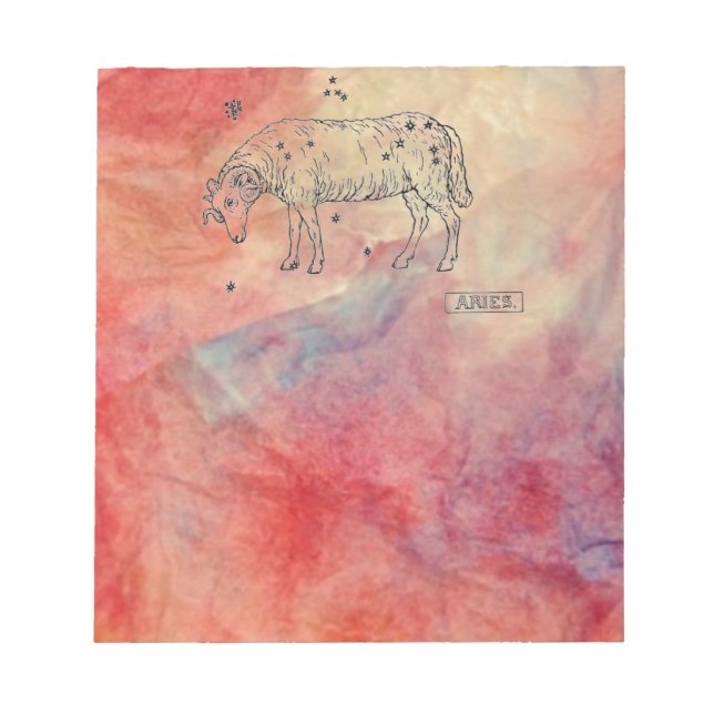 Bloc-notes en marbre rose (Devant)