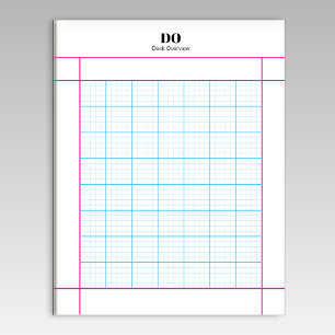 Bloc-notes en papier d'ingénierie Monogram Name 5x
