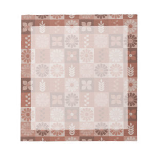 Bloc-notes Feuille Brown rustique