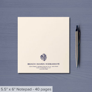 Bloc-notes Feuille Monstera