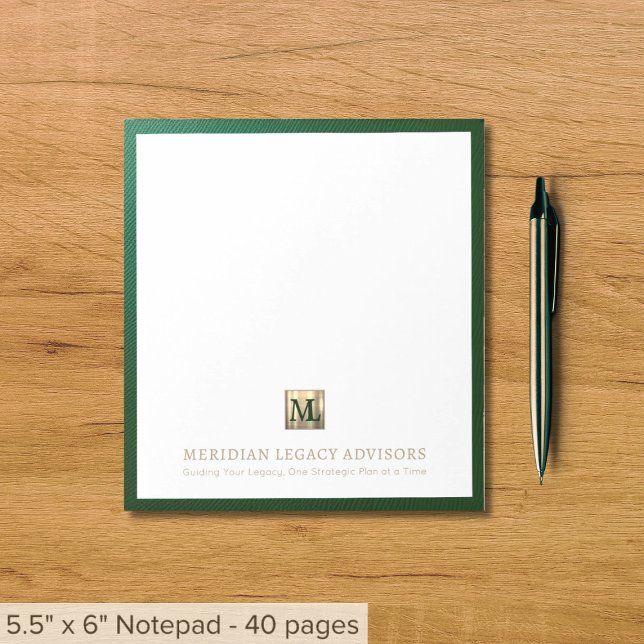 Bloc-notes financier élégant (Créateur téléchargé)