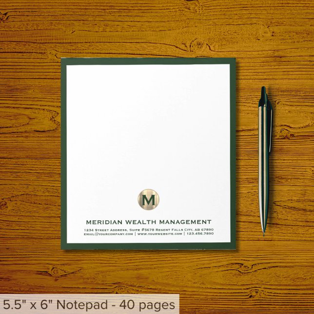 Bloc-notes financier élégant (Créateur téléchargé)