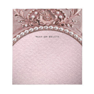 Bloc-notes Fleur Rose