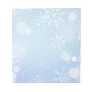 Bloc-notes Flocons de Noël