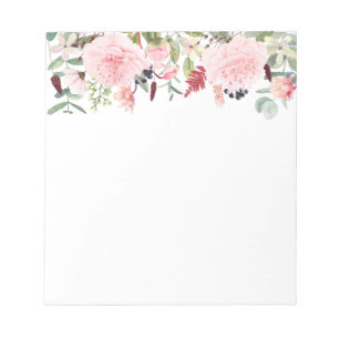Bloc-notes floral