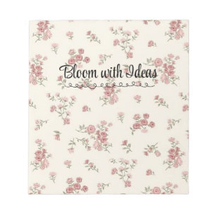 Bloc-notes floral - Cute & Practical pour les note