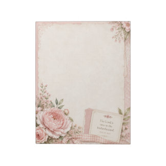 Bloc-notes floral des Écritures chrétiennes