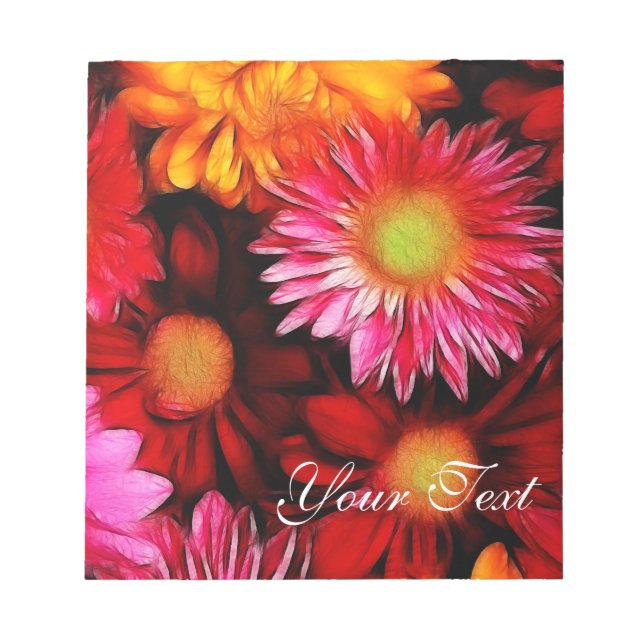 Bloc-notes floral Dreamies Daisies (Devant)