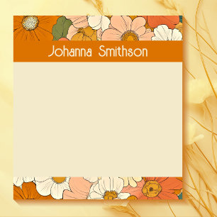 Bloc-notes floral Orange Groove