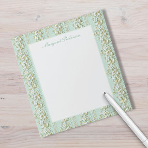 Bloc-notes floral vintage