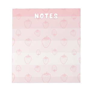 Bloc-notes Fresas con Crema