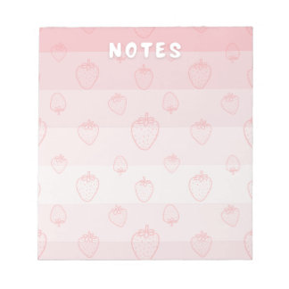 Bloc-notes Fresas con Crema