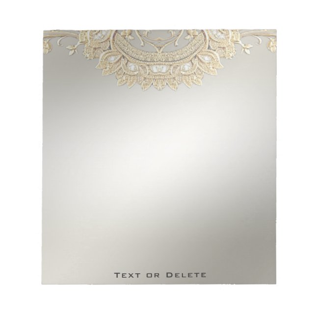 Bloc-notes Gold Ornate (Devant)
