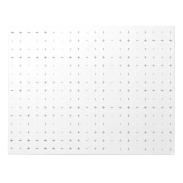 Bloc-notes grand format à papier quadrillé (Devant)