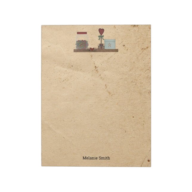 Bloc-notes grand format Country Primitives (Tourné)