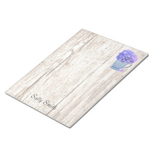 Bloc-notes grand Personnalisé Hydrangea Pitcher