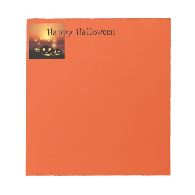 Bloc-notes Halloween (Devant)
