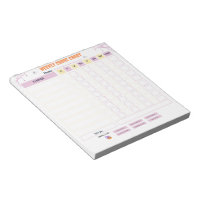 Bloc-notes Haloween Kids Chore Chart