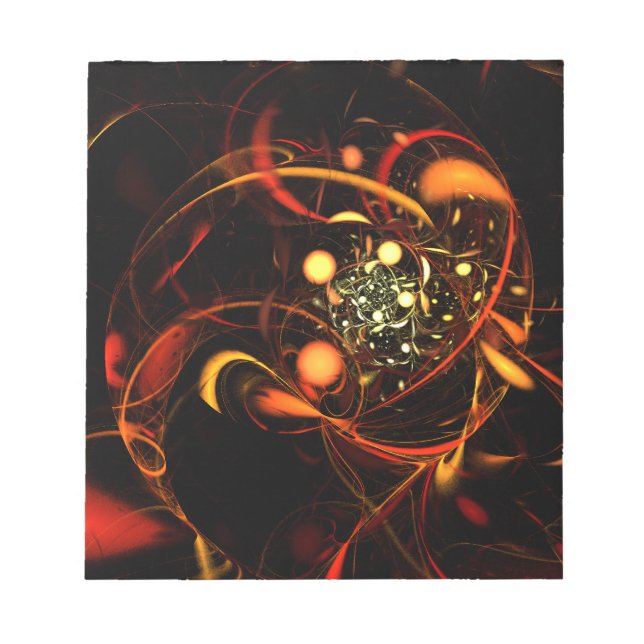 Bloc-notes Heartbeat Abstrait Art (Devant)