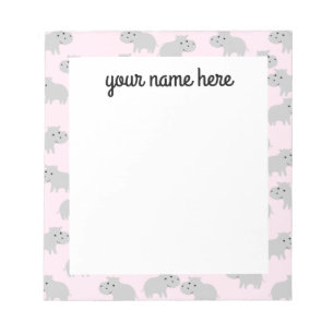 Bloc-notes Hippo personnalisé