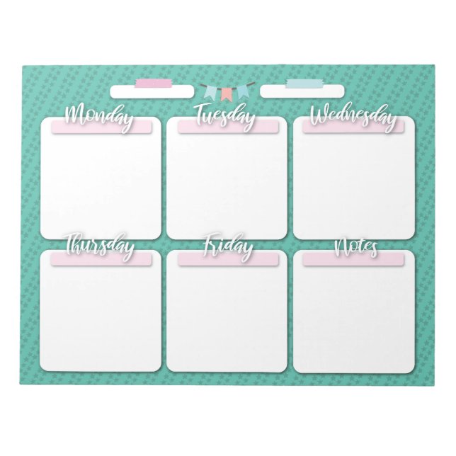Bloc-notes HOMESCHOOL HEKLY PLANNER (Devant)