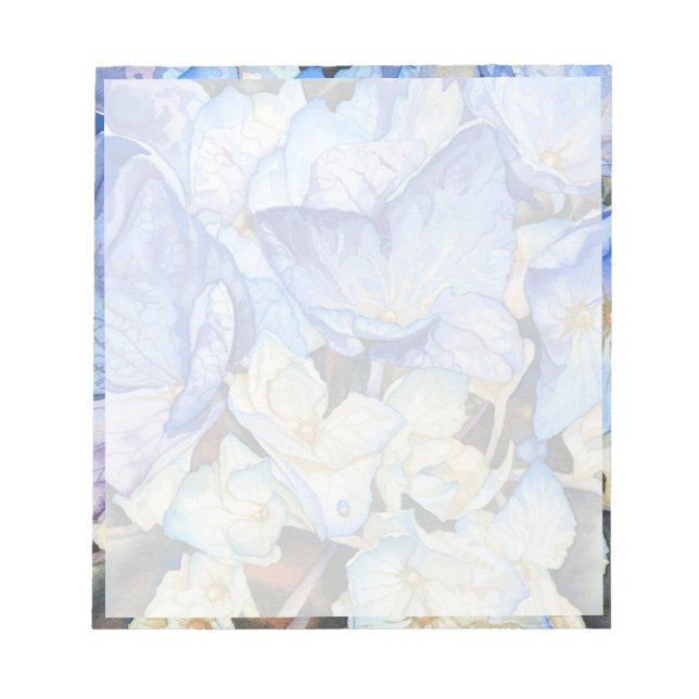 Bloc-notes Hydrangea 5,5 po x 6 po (Devant)